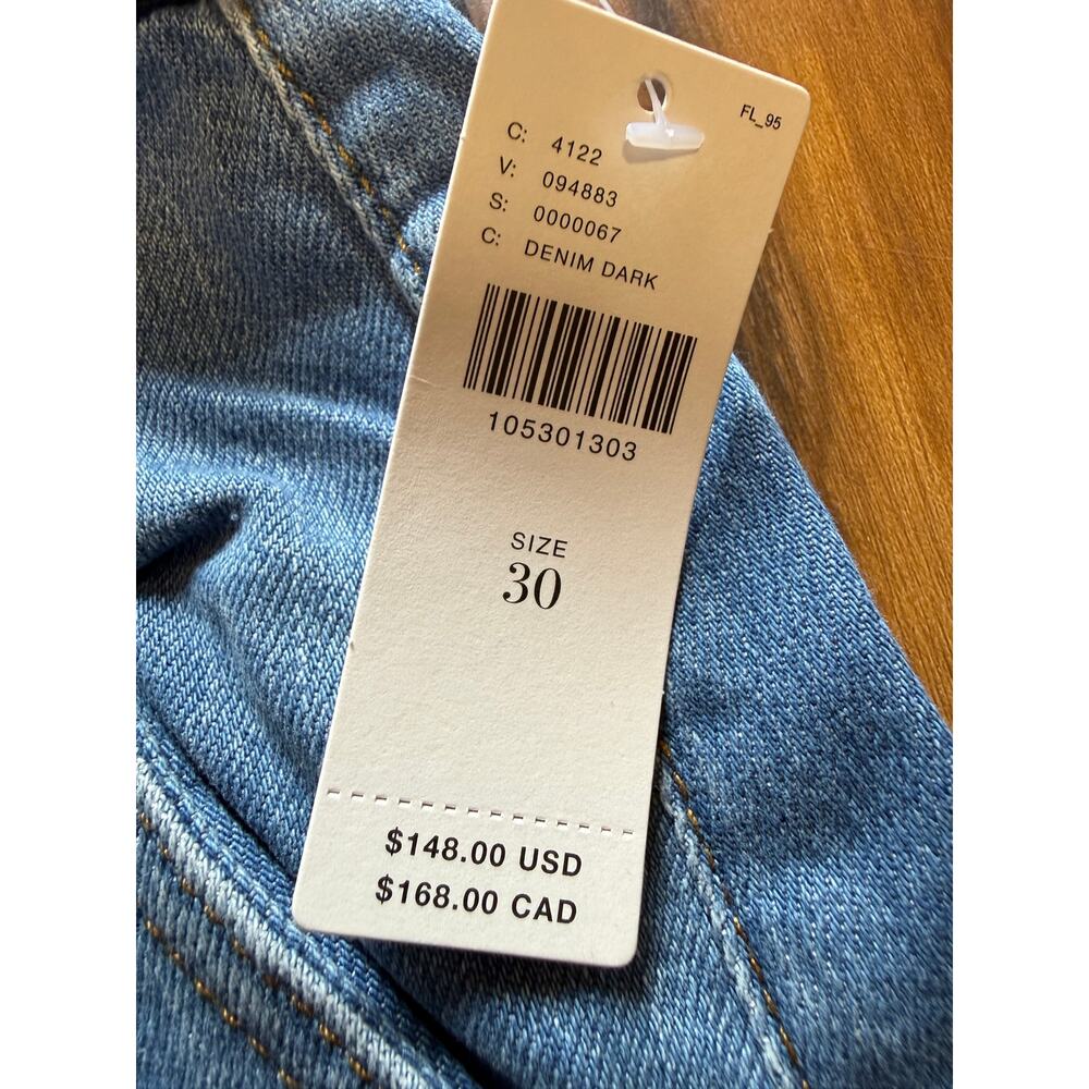 NWT Pilcro Nova High-Rise Wide-Leg Belted Jeans Size 30 - Picture 10 of 13
